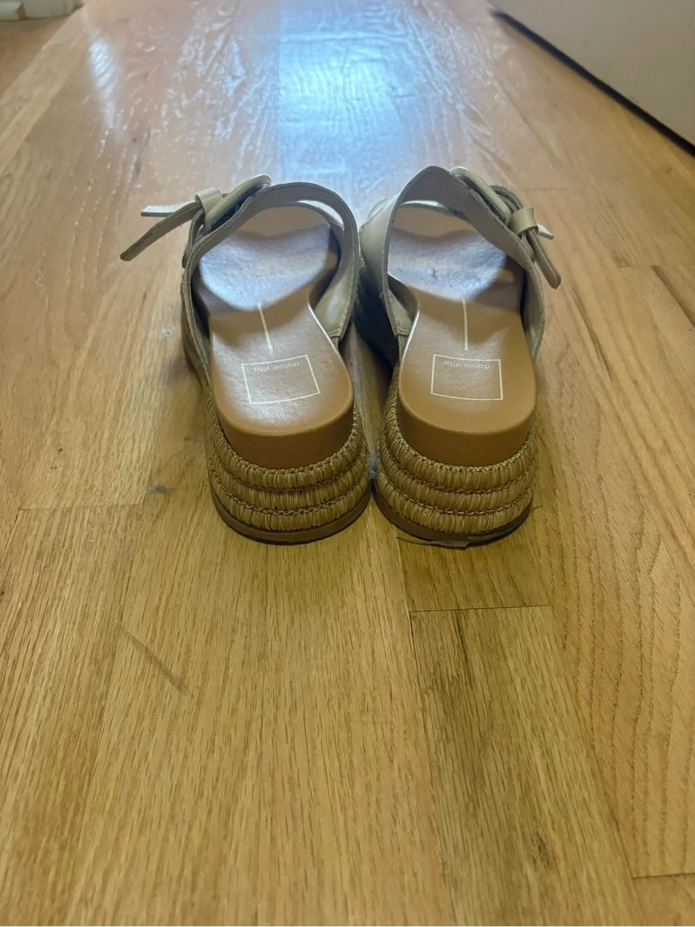 Dolce Vita Cream Double-Buckle Espadrille Sandals for Kids